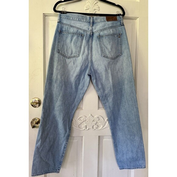 Madewell Perfect Summer Jean 29 Light Wash High Rise Straight 100% Cotton - Picture 2 of 5